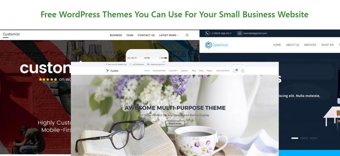 Collection Of Free WordPress Themes For Small Business Website