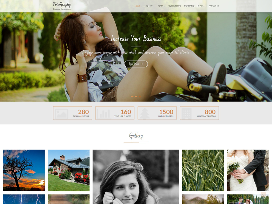 fotography theme WordPress