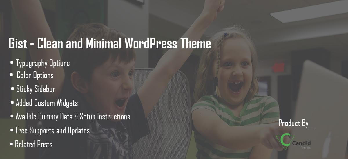 Gist – Clean and Minimal blog theme for WordPress | WPEntire