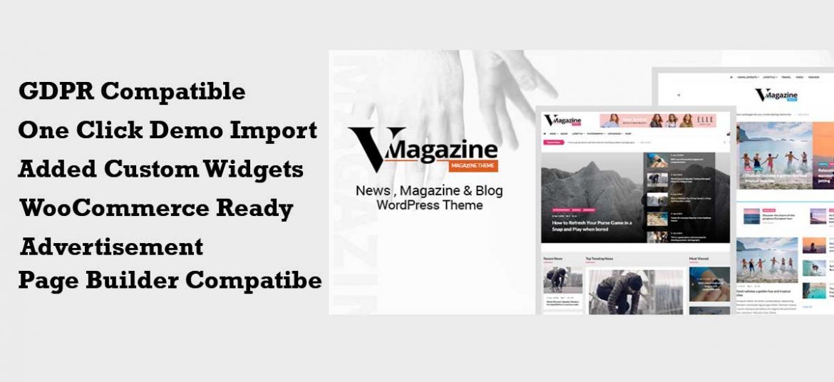 Simple and powerful Magazine WordPress theme VMagazine | WPEntire