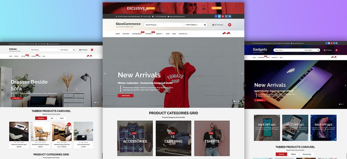 StoreCommerce Free WooCommerce WordPress theme Featured Image