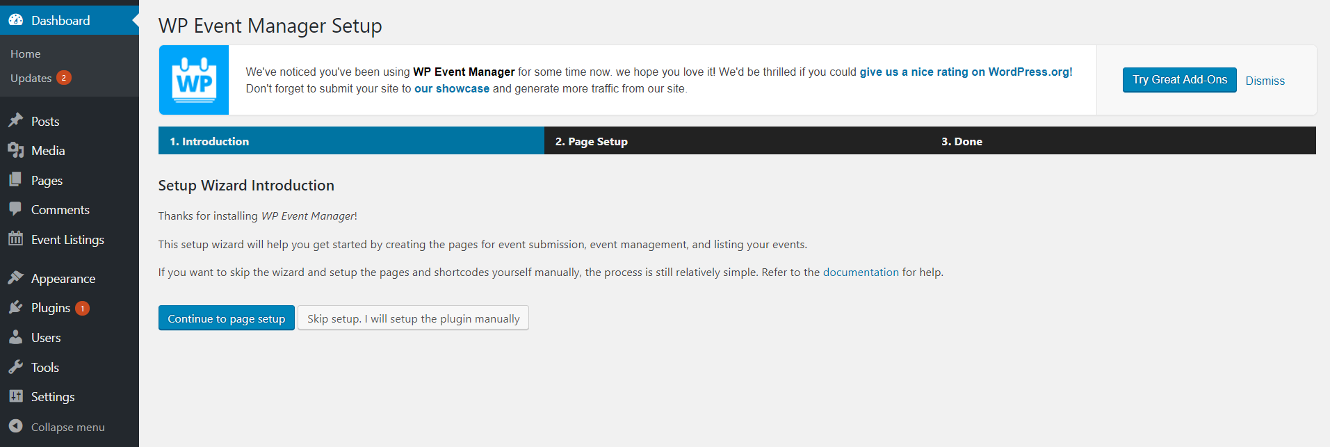 Events Management Plugin WP Event Manager 