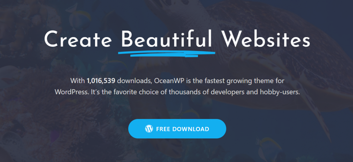 Free and Multi-purpose WordPress theme OceanWP