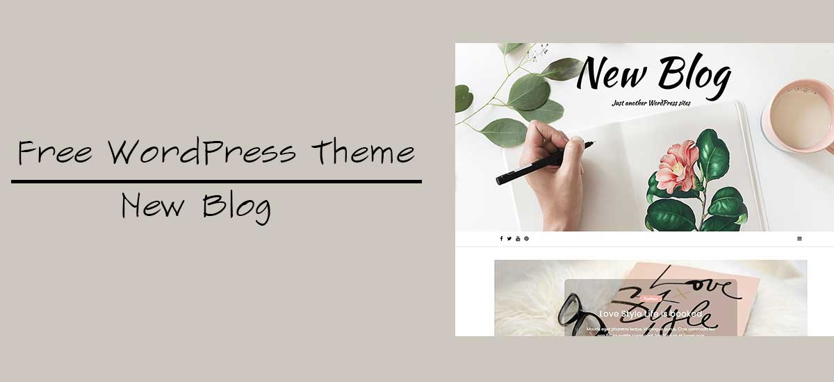 Free WordPress Theme New Blog