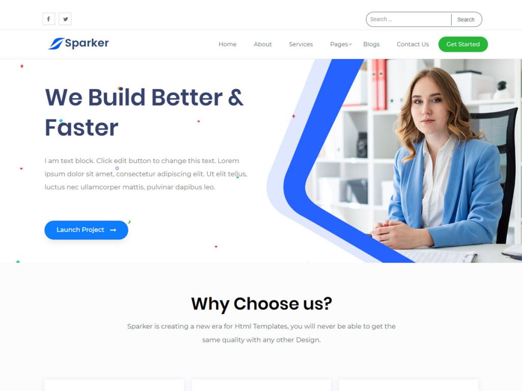 sparker elementor themes