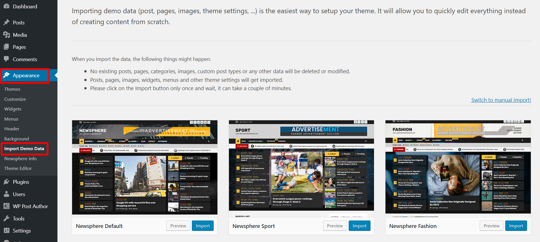 Free Magazine WordPress Theme