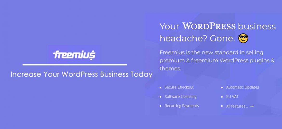 How to increase the WordPress business with Freemius? The Best Solution for Premium Products.