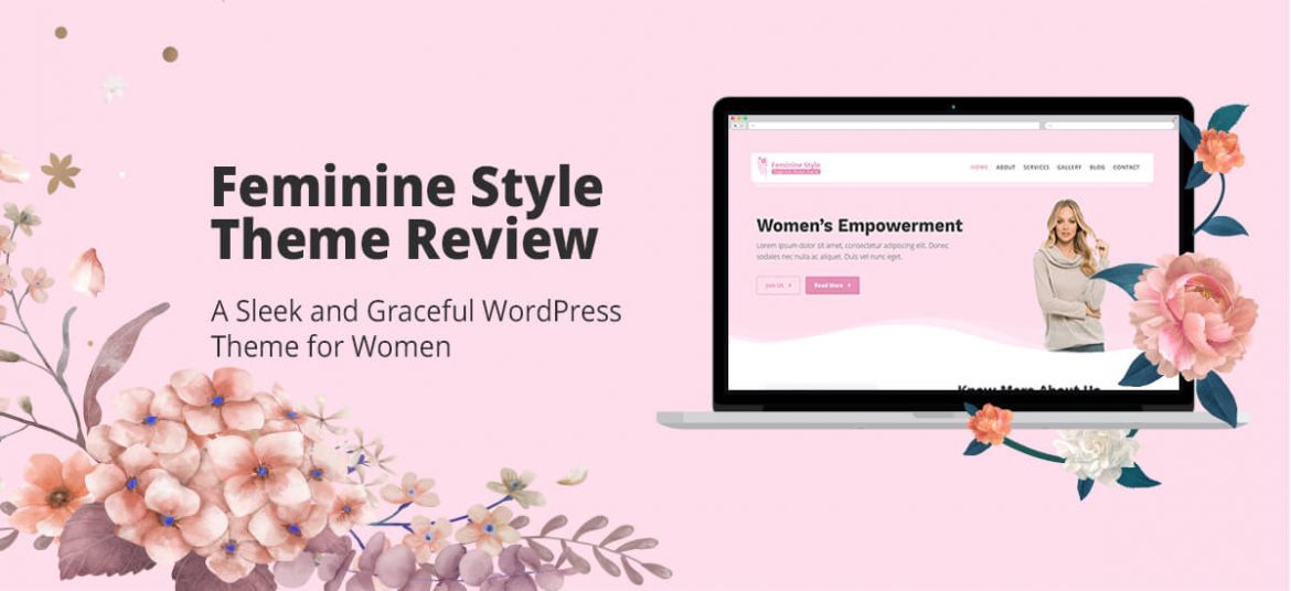 feminine style wordpress theme