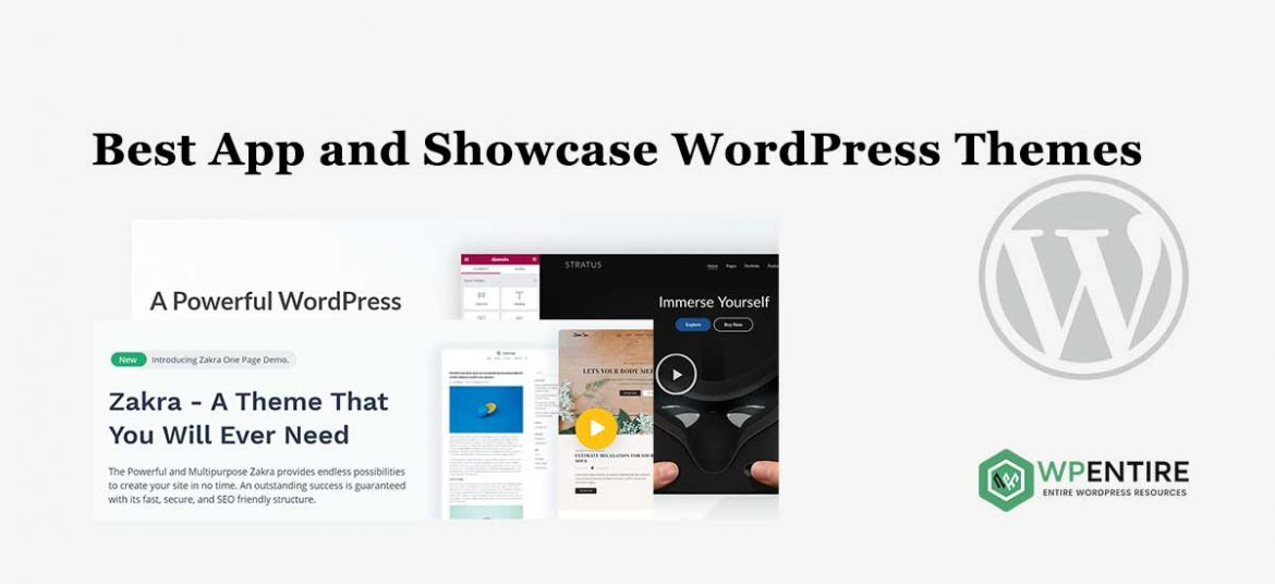 Best App and Showcase WordPress Themes
