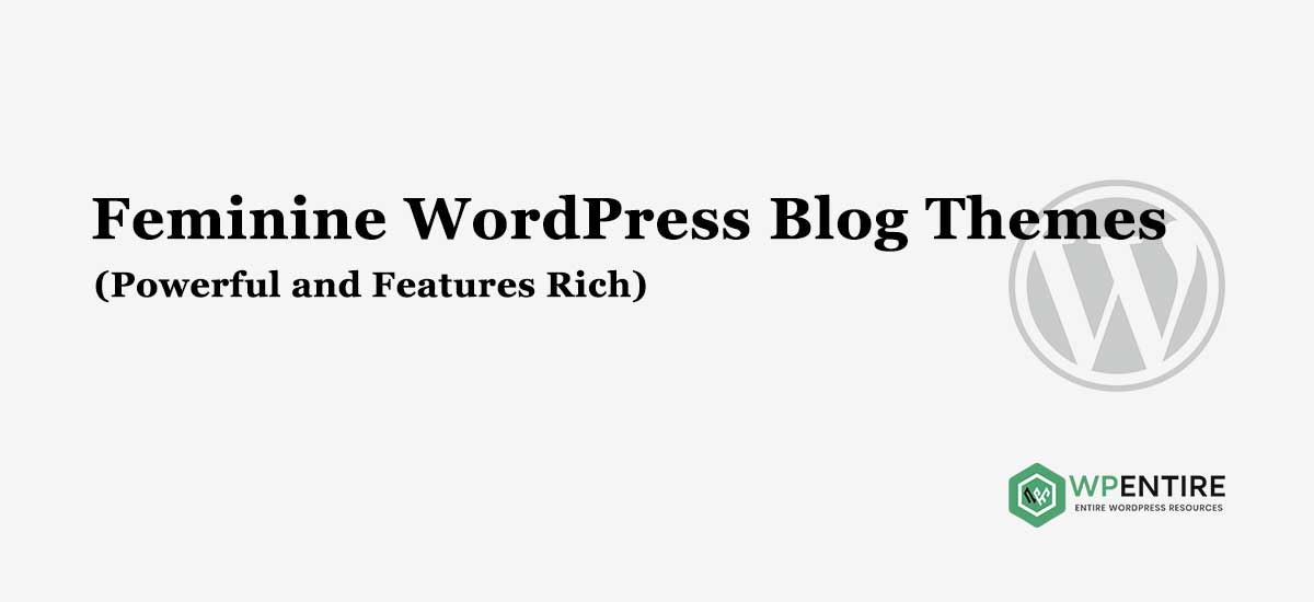 Feminine WordPress Blog Themes