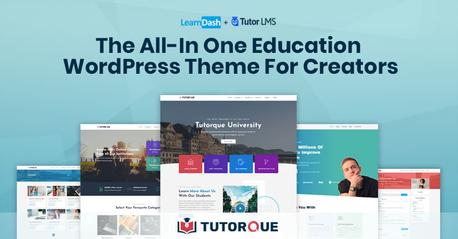 Education WordPress theme tutorque