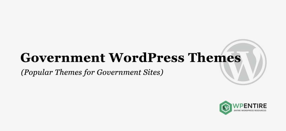 Best Government WordPress Themes