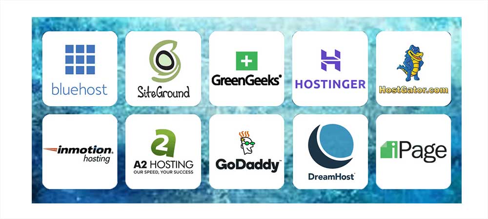 Popular hosting service providers
