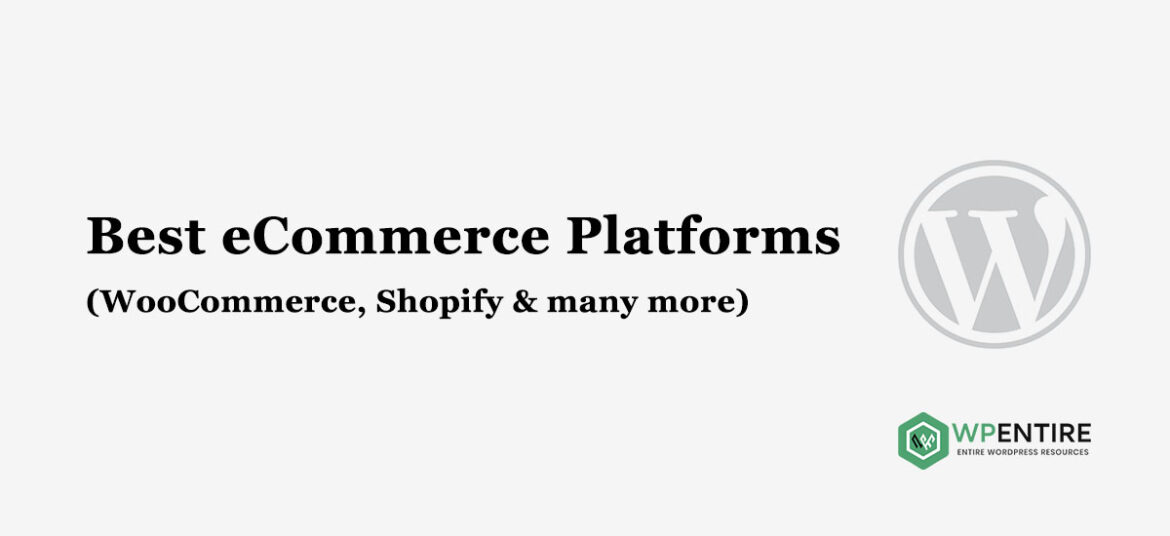 10+ Popular and Best eCommerce Platforms for 2022