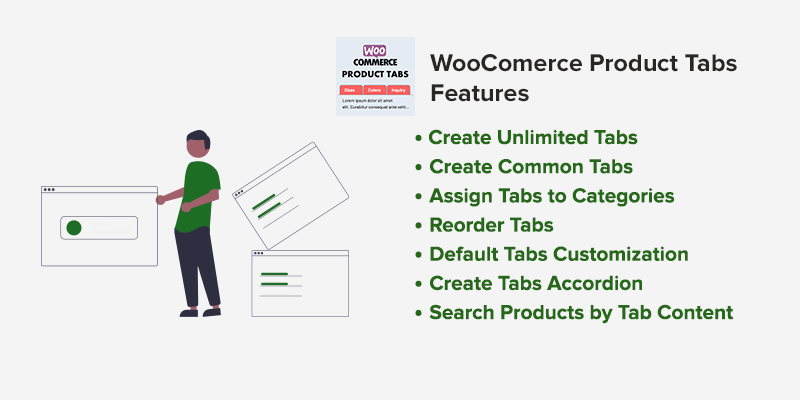 WooCommerce Product Tabs Features