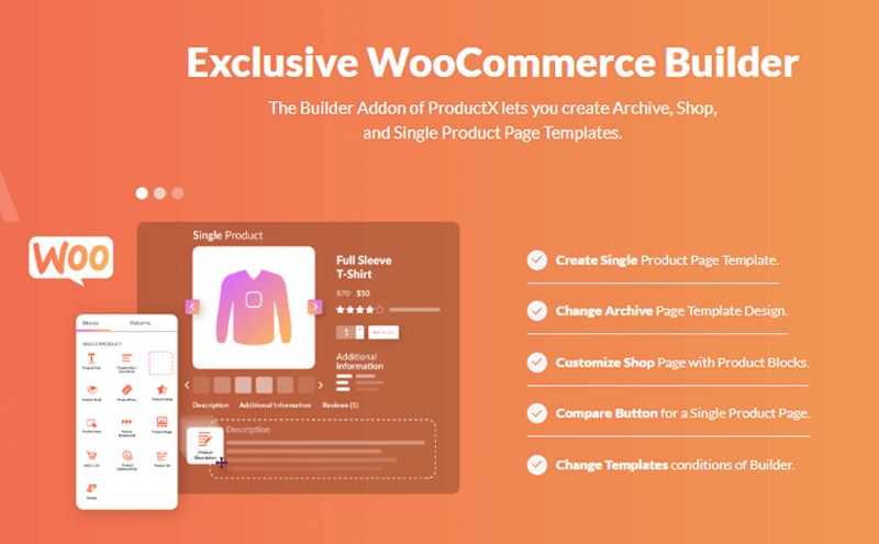 ProductX Blocks Plugin Exclusive WooCommerce Builder