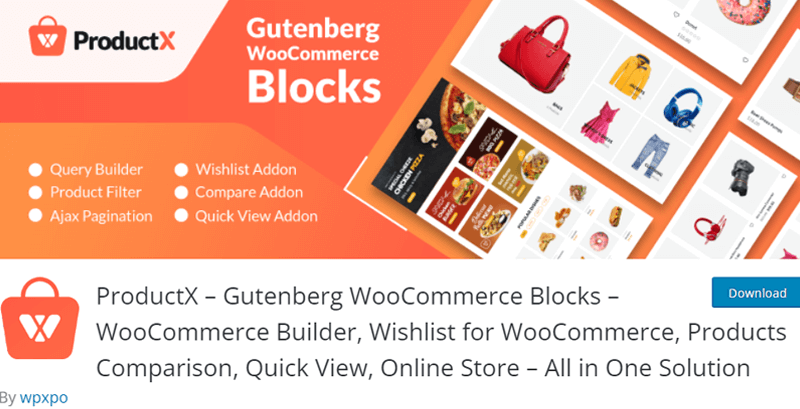 ProductX WooCommerce Blocks Plugin