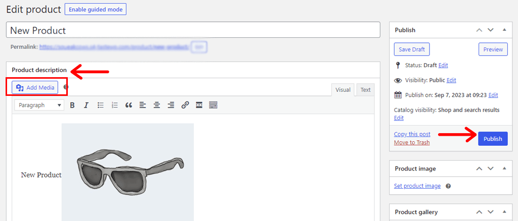 How to Create a WooCommerce Wholesale Store? 13 Add Product Description And Publish