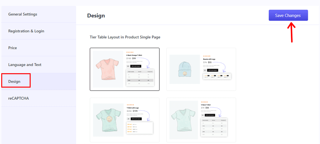 How to Create a WooCommerce Wholesale Store? 44 Choosing Single Page Product Design